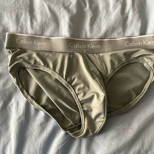 Men’s gray large briefs. Calvin Klein